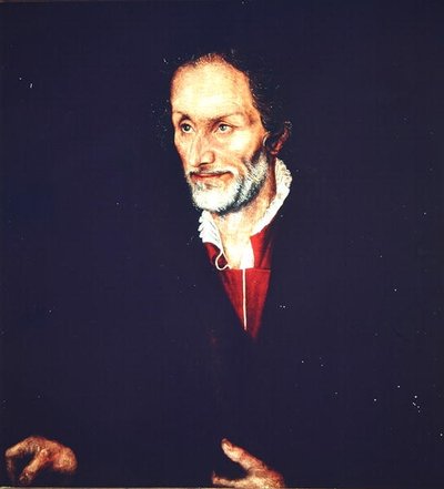 Portret van Philipp Melanchthon, 1543 door Lucas Cranach the Elder